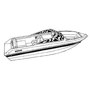 26' Boat Cover - V Hull, Open Bow I O by