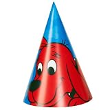 Clifford The Big Red Dog - Cone Hats (8) Party Supplies