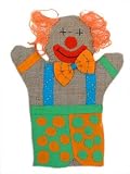 Jute Clown Puppet Toy - Fair Trade and Fun