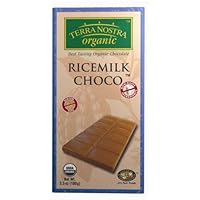 TERRA NOSTRA organic Ricemilk Choco Bar, 3.5-Ounce Bars (Pack of 12)