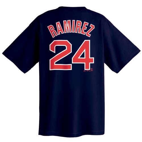 Manny Ramirez Boston Red Sox Name and Number Tee