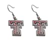 Texas Tech Raiders Dangle Logo Earring Set Ncaa Charm Gift
