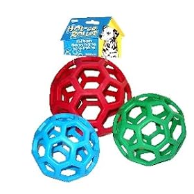 JW Pet Company Tough By Nature Hol-ee Roller 5 in Dog Toy Assorted Colors
