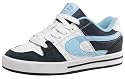 Duffs Junior Crank Lo Skate Schuh Blau/Weiß