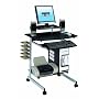 Techni Mobili Mobile & Compact MDF Computer Cart, Graphite