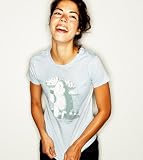 Yéti végétarien par vinsse - Tee shirt Femme, American Apparel
