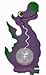 Big Belly Bank Purple and Green Dragon