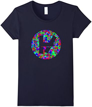 Women's Blurry Face Shirts: Pilots symbol 21 twenty face one t-shirt Large Navy