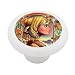 Eqyptian Queen Decorative High Gloss Ceramic Drawer Knob