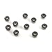 10pcs. 3x7x3mm Precision Ball Bearings Chrome Steel ABEC 3 Rubber Seals