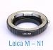 EzFoto Leica M Lens to Nikon 1 Camera Adapter, for Nikon 1 J1 V1, fits Leica M lens, CL lens, Ernst Leitz Canada's ELCAN lens, Konica Hexar RF lens, and Minolta CL, CLE Rokkor Lens, Voigtländer lenses