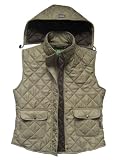 Hunter Outdoor Burghley Quilted Gilet Bodywarmer Waist Coat (Sizes 8,10,12,14,16,18, 20 - Black, Navy, Sandstone)