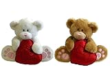 Deluxe Love Me Bear 35cm With Heart (Sv3715) mtgl