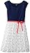 ZUNIE Girls 7-16 Cap Sleeve Knit to Chiffon Dress