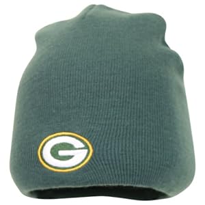 Green Bay Packers Official NFL One Size Knit Beanie Hat