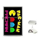 Flip Top Lighter of Vintage Pacman Graphic (Pac Man)