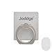 Joddge Universal Masstige Safe & Secure Ring Grip Stand Holder Car Mount with Hook for iPhone iPad Samsung Cellphone Tabet (Silver)