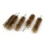 uxcell　チューブブラシ　真鍮線管スイープ　直径 　35mm　スレッド　6mm 　5個入り
