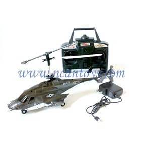 RC Helicopter 3 Channel Big Air Wolf Radio Remote Control Helicopter by RC Toys Village