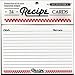 Weatherbee 4X6 recipe cards set of 24