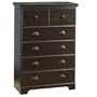 South Shore Furniture, Mountain Lodge Collection, 5 Drawer Chest, Ebony