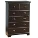South Shore Furniture, Mountain Lodge Collection, 5 Drawer Chest, Ebony