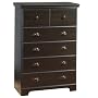 South Shore Furniture, Mountain Lodge Collection, 5 Drawer Chest, Ebony