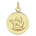 Pendentif Ange Médaille - Or Jaune 750/000