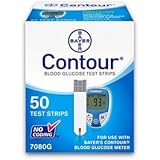 Bayer Ascensia Contour Test Strips, 50ct.