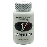 Vitalabs Carnitine Capsules, 500 mg, 60-Count Bottles