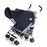 Protect-a-Bub Classic Sunshade - Twin - Black by Protect-A-Bub
