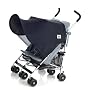 Protect-a-Bub Classic Sunshade - Twin - Black