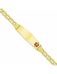 Genuine 14K Yellow Gold Medical Jewelry Bracelet 14 Grams Of Gold 100% Satisfaction Guaranteed.