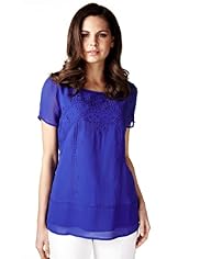 Per Una Cutwork Embroidered Shell Top