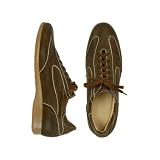 Mariano Campanile Trekker - Brown Washed Leather Casual Lace-up Shoes by Mariano Campanile