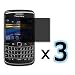 ***3PACK*** Privacy Screen Protector for Blackberry Bold 9700, Onyx 9700, 9020, 9780