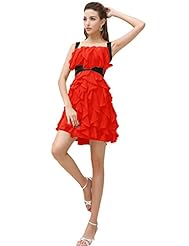 Girls Chiffon Short Party Dress 