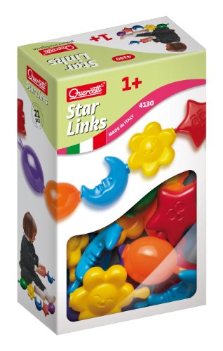 Quercetti - 13/4130 - 1Er Âge - 20 Formes En Plastique À Emboiter