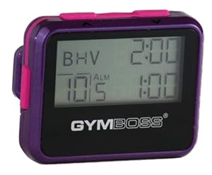 Gymboss Interval Timer and Stopwatch - VIOLET / PINK METALLIC GLOSS