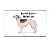 Borzoi Russian Wolfhound Business Card Holder Case
