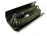 Green Hammertone (Powder Coated) Coiled Hose Wall Hanger