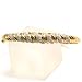 9 Ct Yellow Gold Fancy Diamond Bangle With Hinged Opening