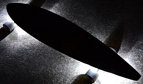 GlowCity UnderGlow Light Up LED Lights For Longboards,Skateboards and Scooters (White )