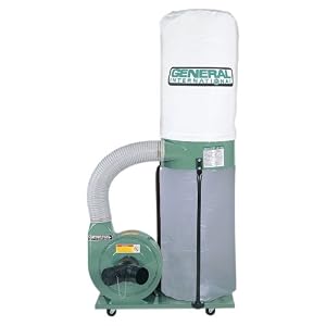 General International 10-105 M1 1-1 2 HP Dust Collector by 