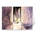 Candle Lanterns Candle Flame (w/c on paper) by Tomar Levine - Greeting Card (Pack of 2) - 7x5 inch - Art247 - Standard Size - Pack Of 2