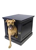 Medium Espresso TownHaus Hideaway Dog House Nightstand End Table