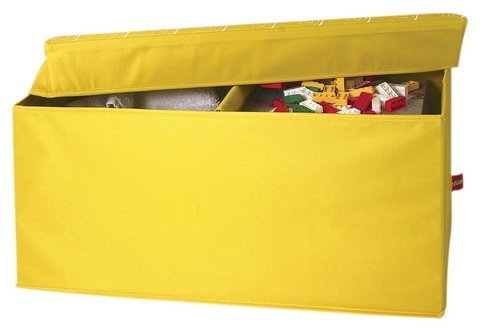 Sitz- u. Aufbewahrungsbank, gelb L 61 x B 30,5 x H 31,5 cm (SD 378 LEGO gelb Classic)