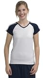 Sport-Tek Ladies VNeck Colorblock TShirt L205