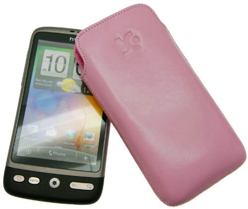 Suncase Ledertasche f&uuml;r HTC 7 Mozart rosa Preisvergleich
