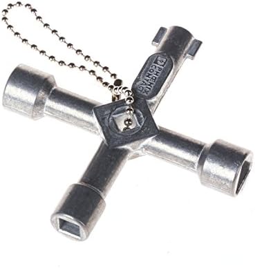 1pc New Universal Alloy Cross KEY for train electrical cabinet elevator